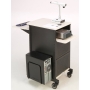 jumbo presentation cart plus laptop shelf