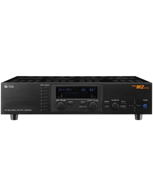 toa 9000m2 digital matrix mixer 2x 60w 70v power amplifier