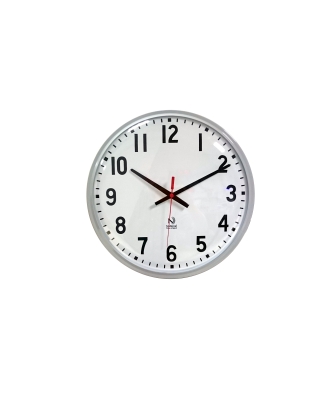 Steel Line Power WiFi Synchronized Analog Clock