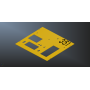 CAD rendering of metal panel