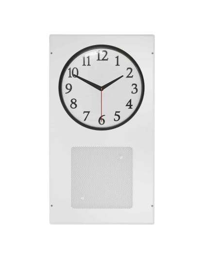 Square Grille with Frame for Recessed Clock-Speaker Center