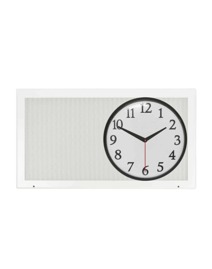Full Grille with Frame for Recessed Clock-Speaker Center