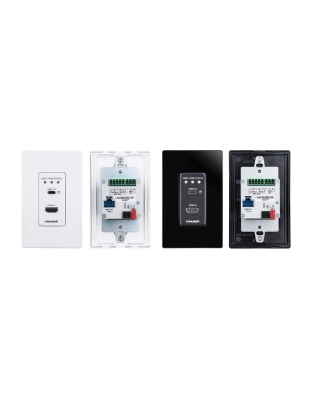 4K60 4:2:0 HDMI &amp; USB–C Wall–Plate Auto Switcher/Transmitter over Long–Reach HDBaseT