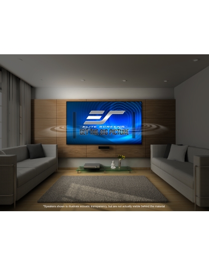 135-Inch Aeon AcousticPro UHD Series Fixed Frame Acoustically Transparent 16:9 Front Projection Screen