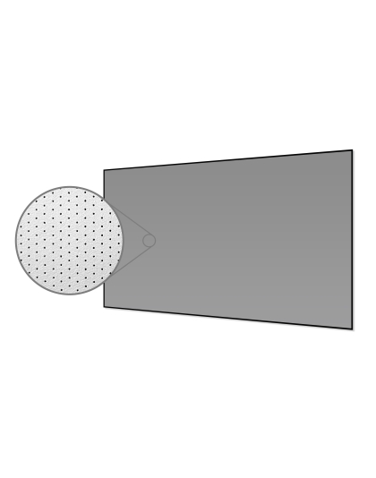 138-Inch Aeon CineGrey 4D AT Series Fixed Frame Acoustically Transparent 16:9 Front Projection Screen