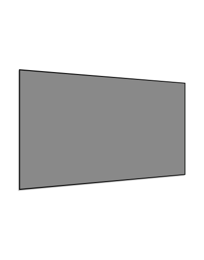 135-Inch Aeon CineGrey 5D Series Fixed Frame Ceiling/Ambient Light Rejecting 16:9 Front Projection Screen