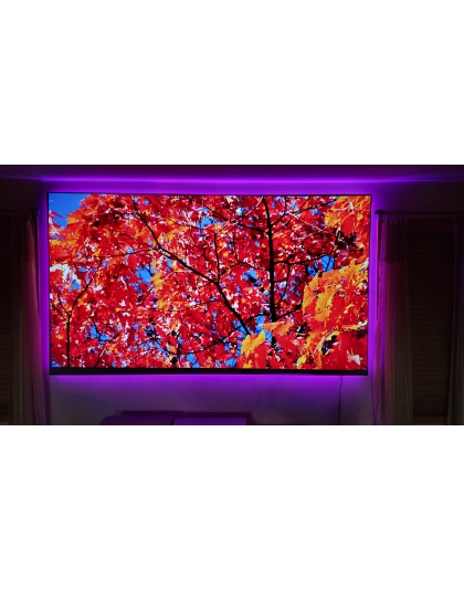 103-Inch Aeon CLR Series Fixed Frame Ceiling/Ambient Light Rejecting 16:9 Front Projection Screen