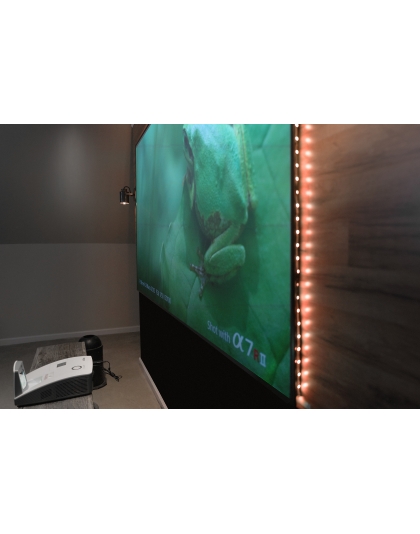 103-Inch Aeon CLR Series Fixed Frame Ceiling/Ambient Light Rejecting 16:9 Front Projection Screen