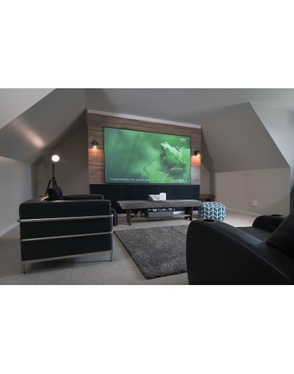 103-Inch Aeon CLR Series Fixed Frame Ceiling/Ambient Light Rejecting 16:9 Front Projection Screen