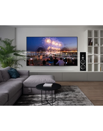 138-Inch Aeon CineWhite A8K Series Fixed Frame Acoustically Transparent 2.35:1 Front Projection Screen