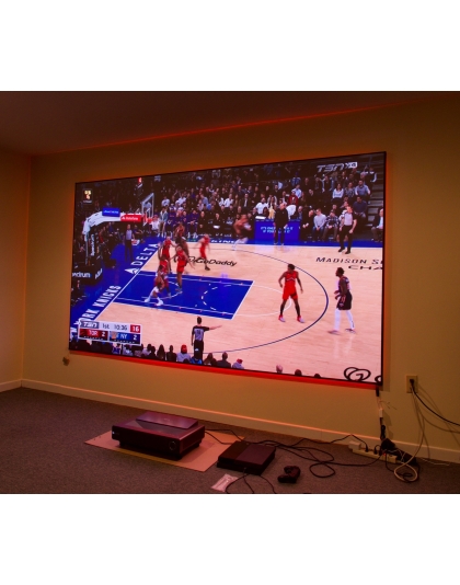 103-Inch Aeon CLR Series Fixed Frame Ceiling/Ambient Light Rejecting 16:9 Front Projection Screen