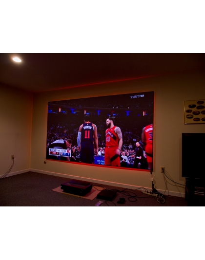 103-Inch Aeon CLR Series Fixed Frame Ceiling/Ambient Light Rejecting 16:9 Front Projection Screen