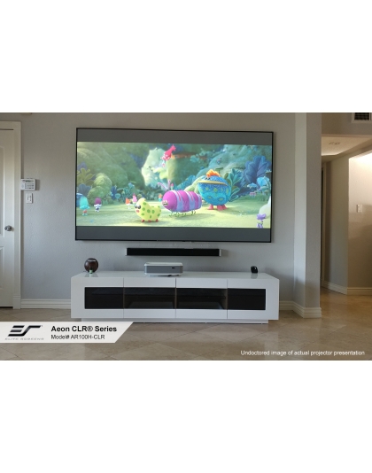 103-Inch Aeon CLR Series Fixed Frame Ceiling/Ambient Light Rejecting 16:9 Front Projection Screen