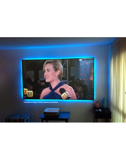 103-Inch Aeon CLR Series Fixed Frame Ceiling/Ambient Light Rejecting 16:9 Front Projection Screen