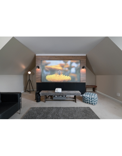 103-Inch Aeon CLR Series Fixed Frame Ceiling/Ambient Light Rejecting 16:9 Front Projection Screen
