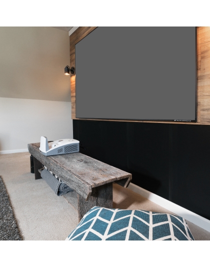 103-Inch Aeon CLR Series Fixed Frame Ceiling/Ambient Light Rejecting 16:9 Front Projection Screen