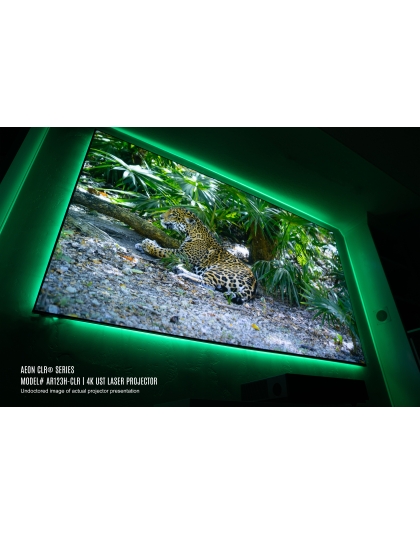 103-Inch Aeon CLR Series Fixed Frame Ceiling/Ambient Light Rejecting 16:9 Front Projection Screen