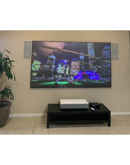 123-Inch Aeon CLR 2 Series Fixed Frame Ceiling/Ambient Light Rejecting 16:9 Front Projection Screen