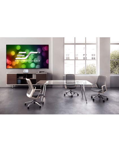 103-Inch Aeon CLR Series Fixed Frame Ceiling/Ambient Light Rejecting 16:9 Front Projection Screen