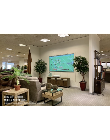 103-Inch Aeon CLR 3 Series Fixed Frame Ceiling/Ambient Light Rejecting 16:9 Front Projection Screen