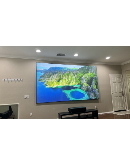 140-Inch Aeon CLR 5 Series Fixed Frame Ceiling/Ambient Light Rejecting 16:9 Front Projection Screen