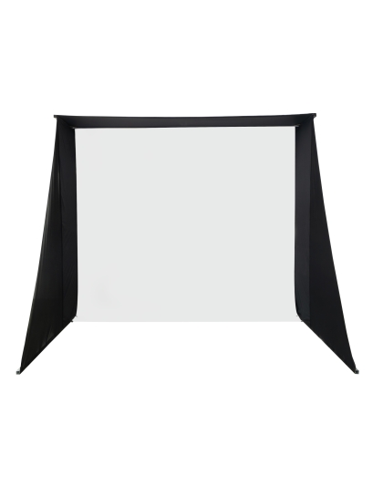 -Inch GolfSim Portable ImpactWhite 350 Series Series Sports Simulation Portable  Front Projection Screen