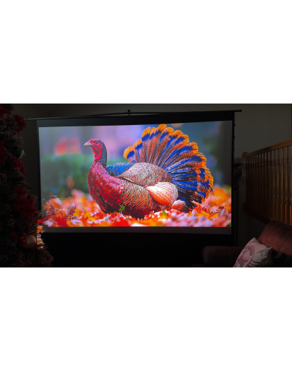 116-Inch ezCinema Tab-Tension CineGrey 4D Series Portable 16:9 Front Projection Screen