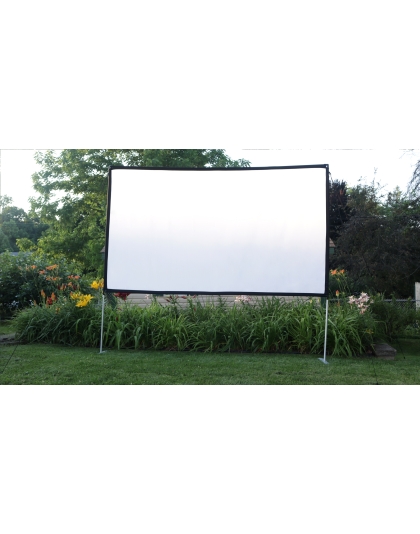 125-Inch Yard Master Lite Series Portable 16:9 Front and Rear Projection Screen