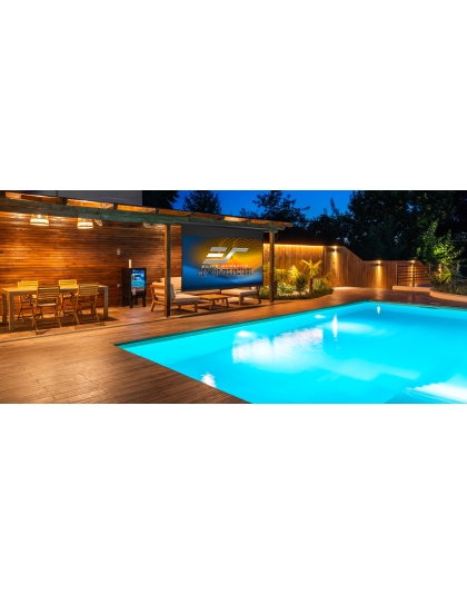140-Inch Yard Master Tab-Tension 2 Wireless Series Outdoor Retractable Electric 16:9 Front Projection Screen