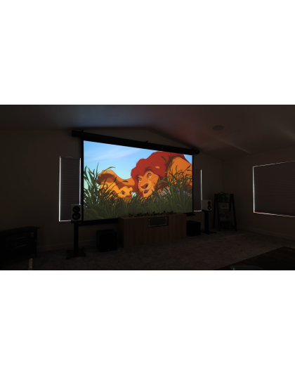 120-Inch CineTension 3 Series Electric Wall/Ceiling Tab-Tension 16:9 Front Projection Screen