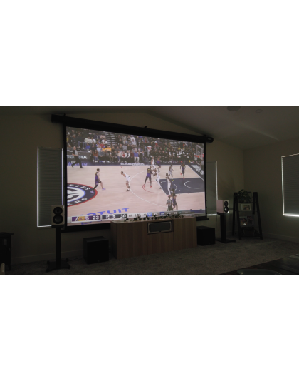 120-Inch CineTension 3 Series Electric Wall/Ceiling Tab-Tension 16:9 Front Projection Screen