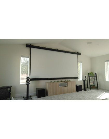 120-Inch CineTension 3 Series Electric Wall/Ceiling Tab-Tension 16:9 Front Projection Screen