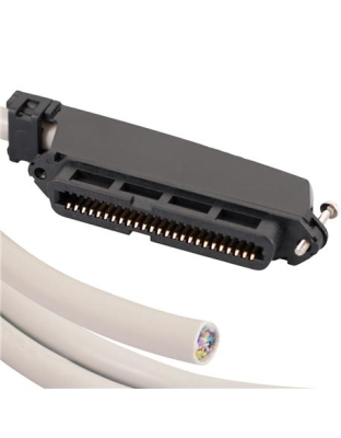 25-PR CABLE ASSEMBLY, F-BLUNT,90deg,10'