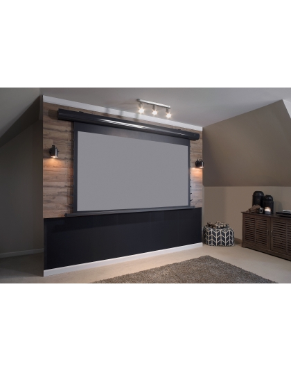 138-Inch Starling Tab-Tension CLR 5 Series Electric Ceiling/Ambient Light Rejecting Screens 16:9 Front Projection Screen
