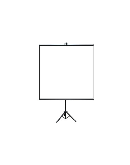 50-Inch Tripod Lite Wall Series Tripod 1:1 Front Projection Screen