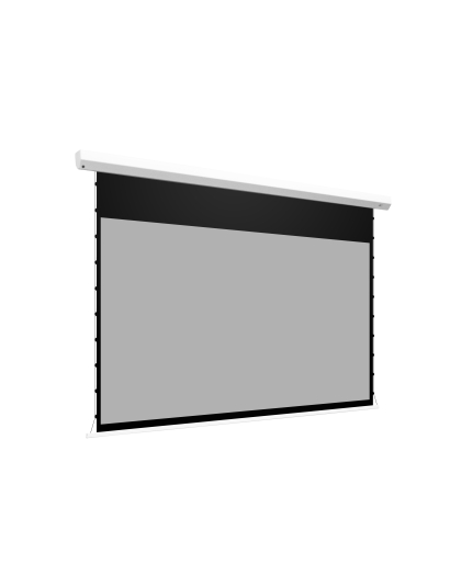 110-Inch Starling Tab-Tension CineGrey 4D AT Series Electric Tab Tension Acoustically Transparent 16:9 Front Projection Screen