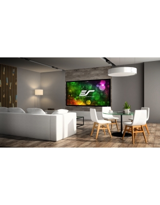 135-Inch Sable Frame B2 Series Fixed Frame 16:9 Front Projection Screen