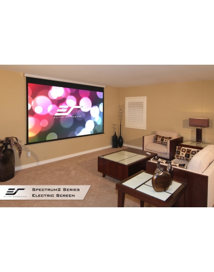 91-Inch Spectrum 2 Series Electric Wall/Ceiling 16:9 Front Projection Screen