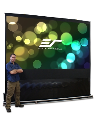 150-Inch QuickStand 5-Second Series Portable 16:9 Front Projection Screen