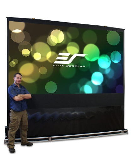 150-Inch Front Projection Portable Screen with Case