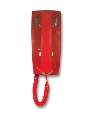 Hotline Wall Phone - Red