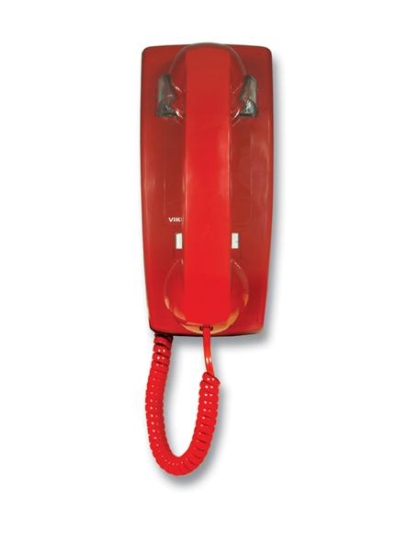 Hotline Wall Phone - Red