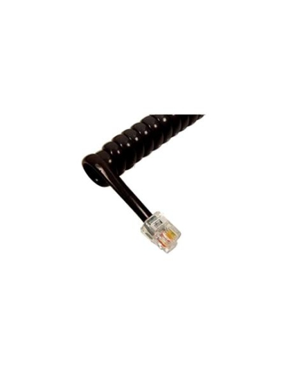 GCHA444012-FFB HANDSET CORD 12' FLAT BLA