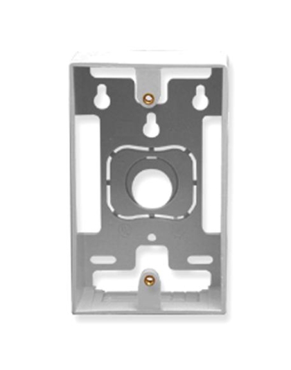 MOUNTING BOX, 1-GANG, WHITE