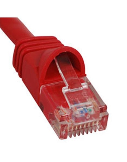 PATCH CORD, CAT 6, MOLDED BOOT, 10'  RD