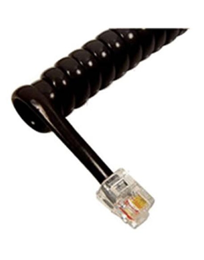 GCHA444006-FBK / 6' BLACK Handset Cord