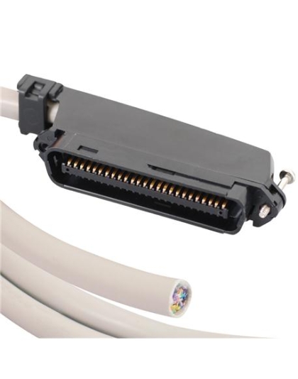 25-PAIR CABLE ASS., M-BLUNT, 90deg,25'
