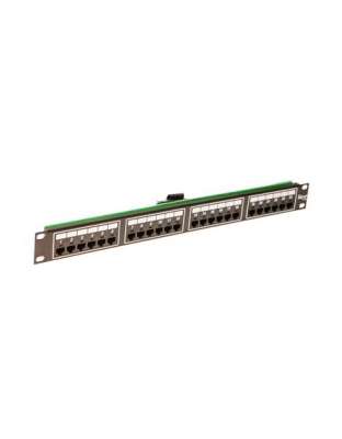 PATCH PANEL, TELCO, 8P2C, 24-PORT, 1 RM