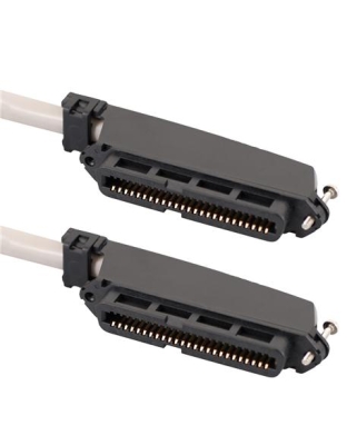 25-PAIR CABLE ASSEMBLY, F-F, 90deg, 5'