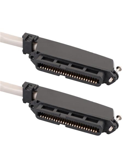 25-PAIR CABLE ASSEMBLY, F-F, 90deg, 5'